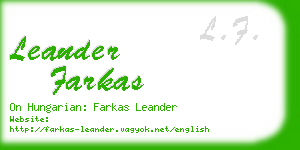 leander farkas business card